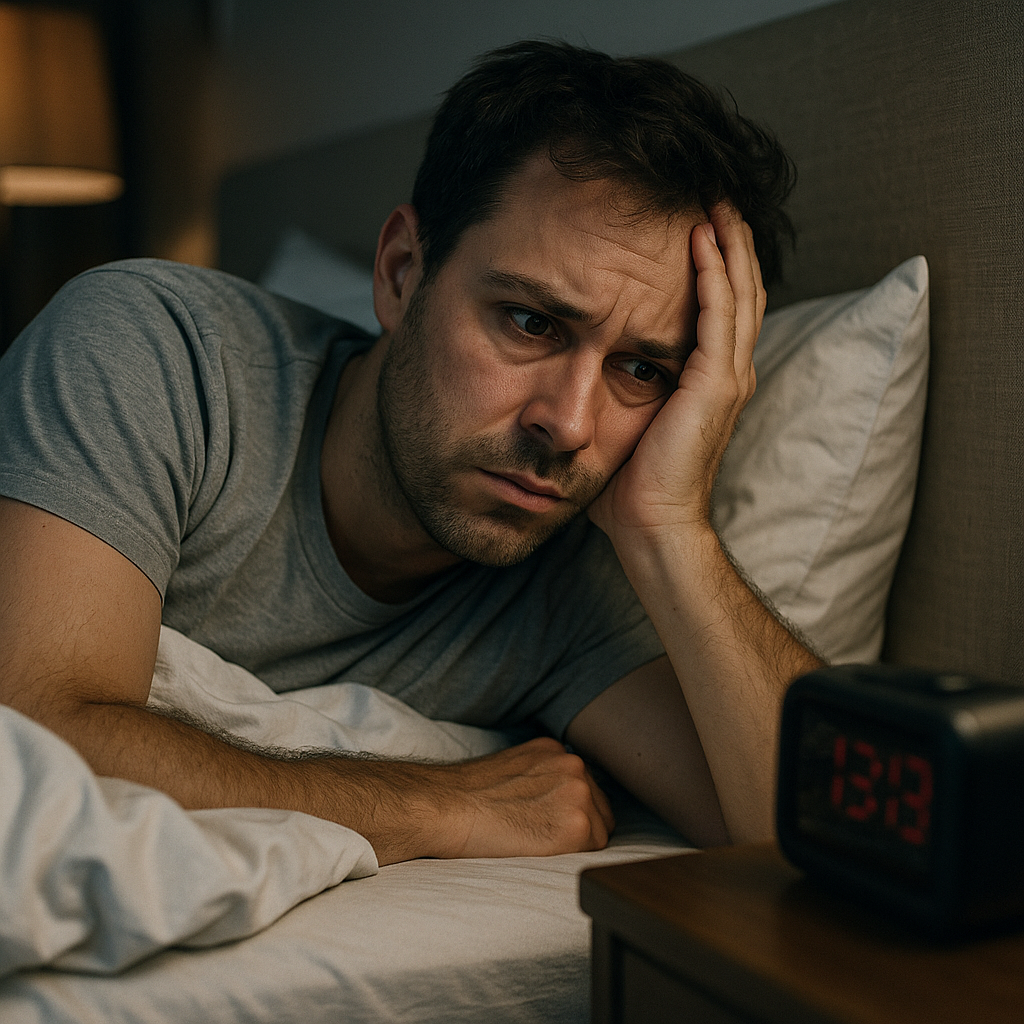 Unwind the mind: breaking free from the insomnia-stress cycle - Illustration