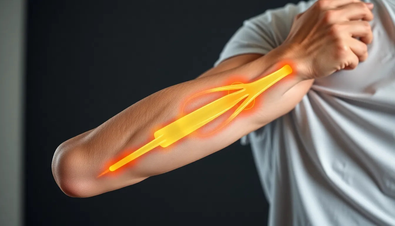 Practice reader: discover tennis elbow relief with these essential exercises - Illustration