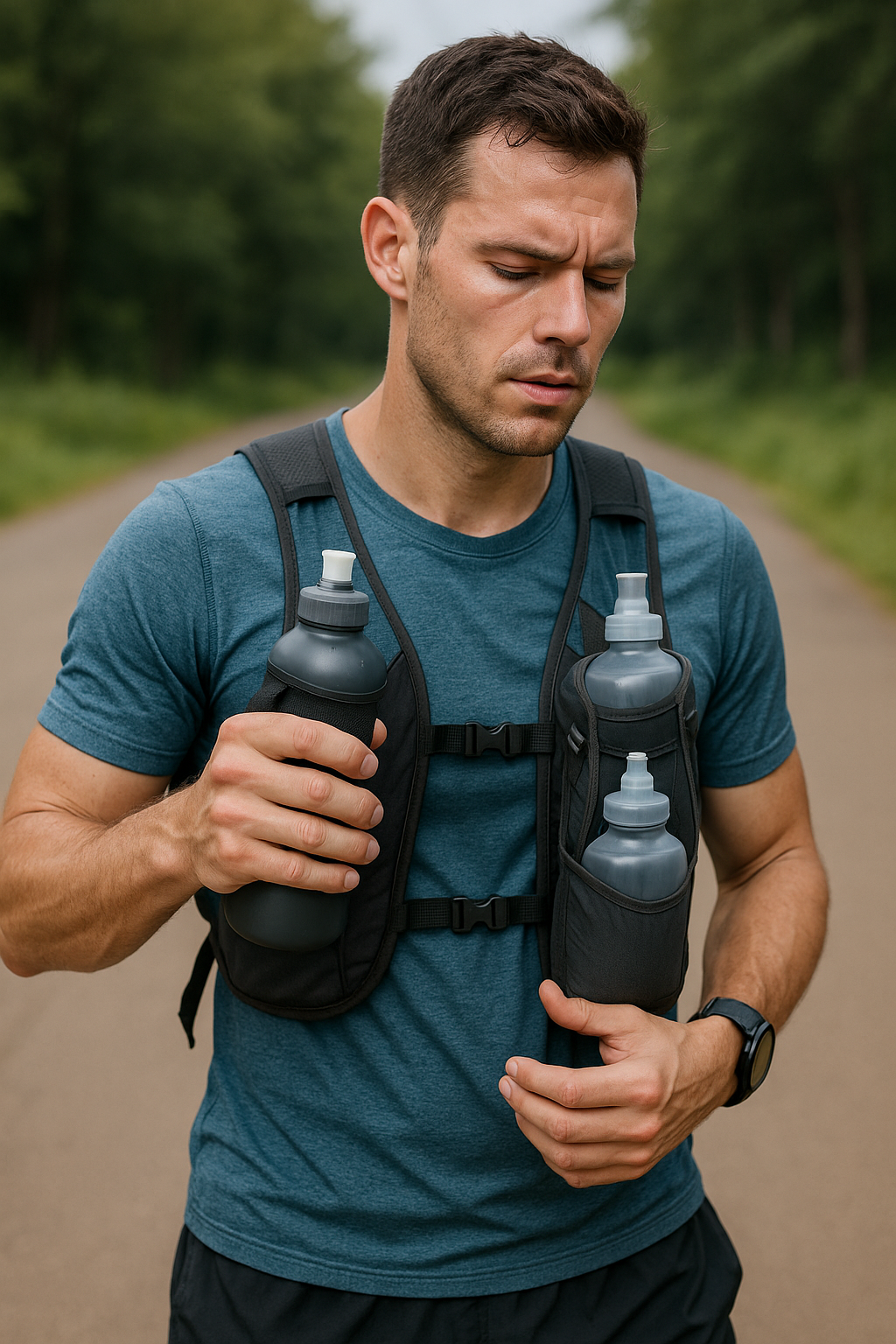 Run Stronger: Discover the Perfect Water Bottle for Your Body and Goals - Illustration