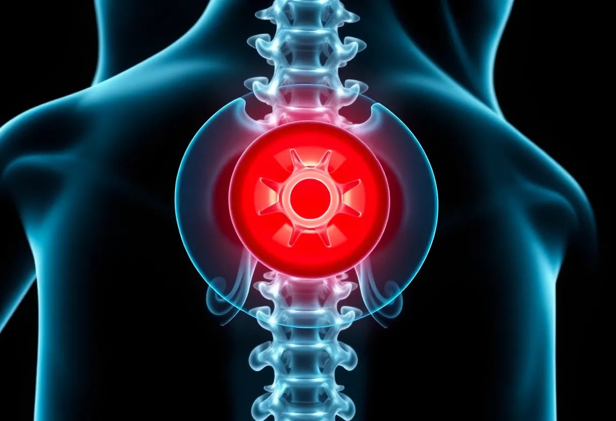 Conquer Back Pain: Discover Relief from a Herniated Disc - Illustration