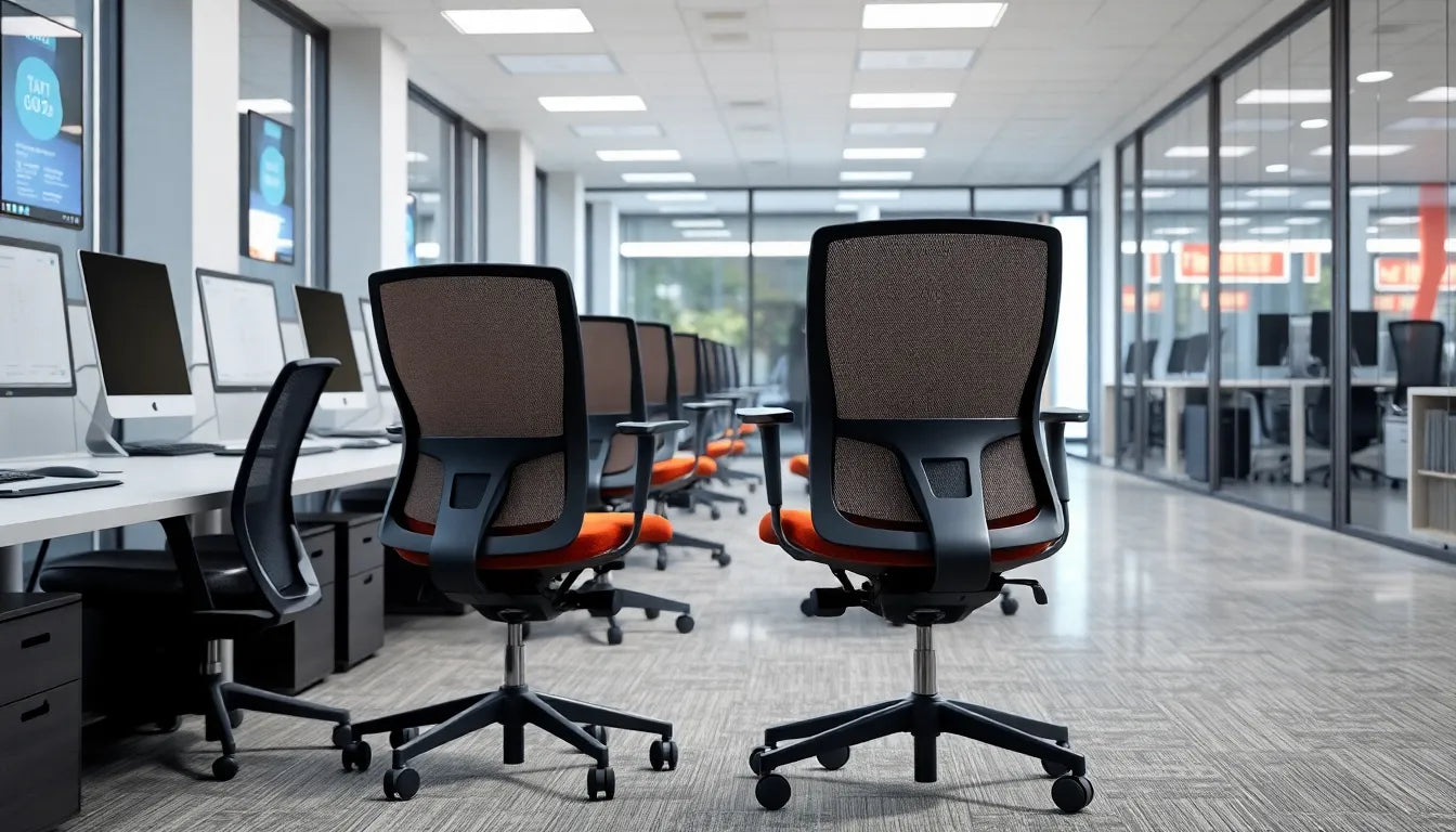 Discover the Secret to Pain-Free Productivity with Ergonomic Office Chairs - Illustration