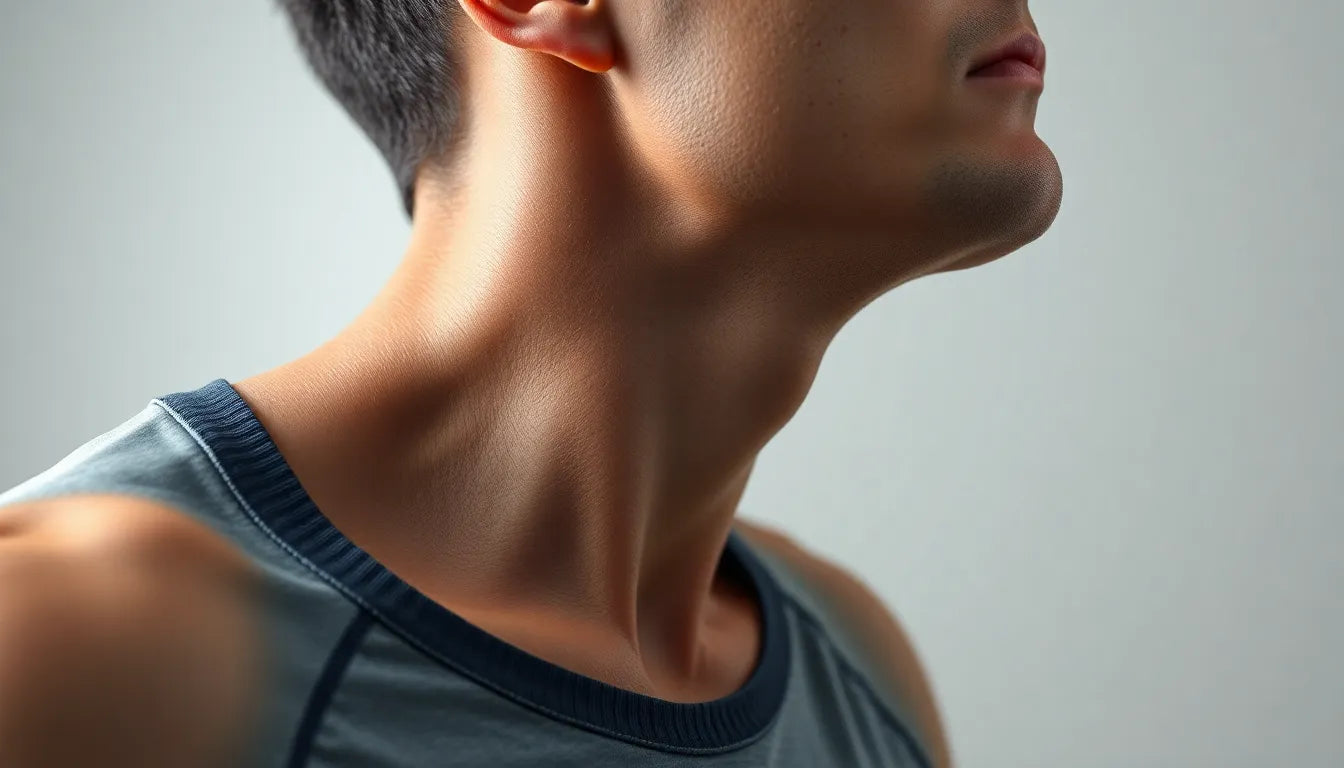 Unlock Relief: Simple Exercises to Ease Neck Strain - Illustration