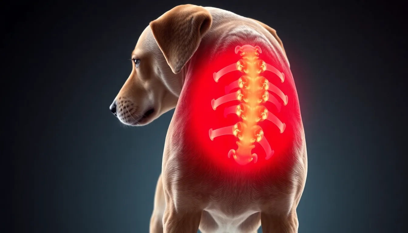 Understanding Herniated Discs in Dogs: Symptoms, Treatments, and Recovery - Illustration