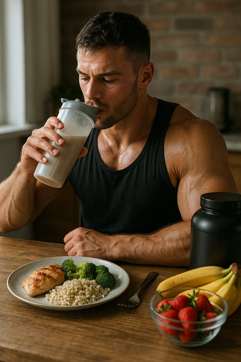 Unlock the Power of Protein: Fuel Your Muscles After Every Workout - Illustration
