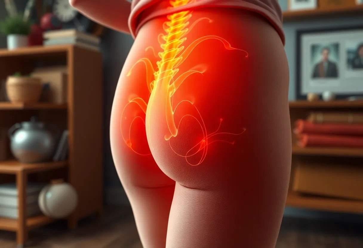 Finding Relief from That Pesky Pain in the Buttock - Illustration