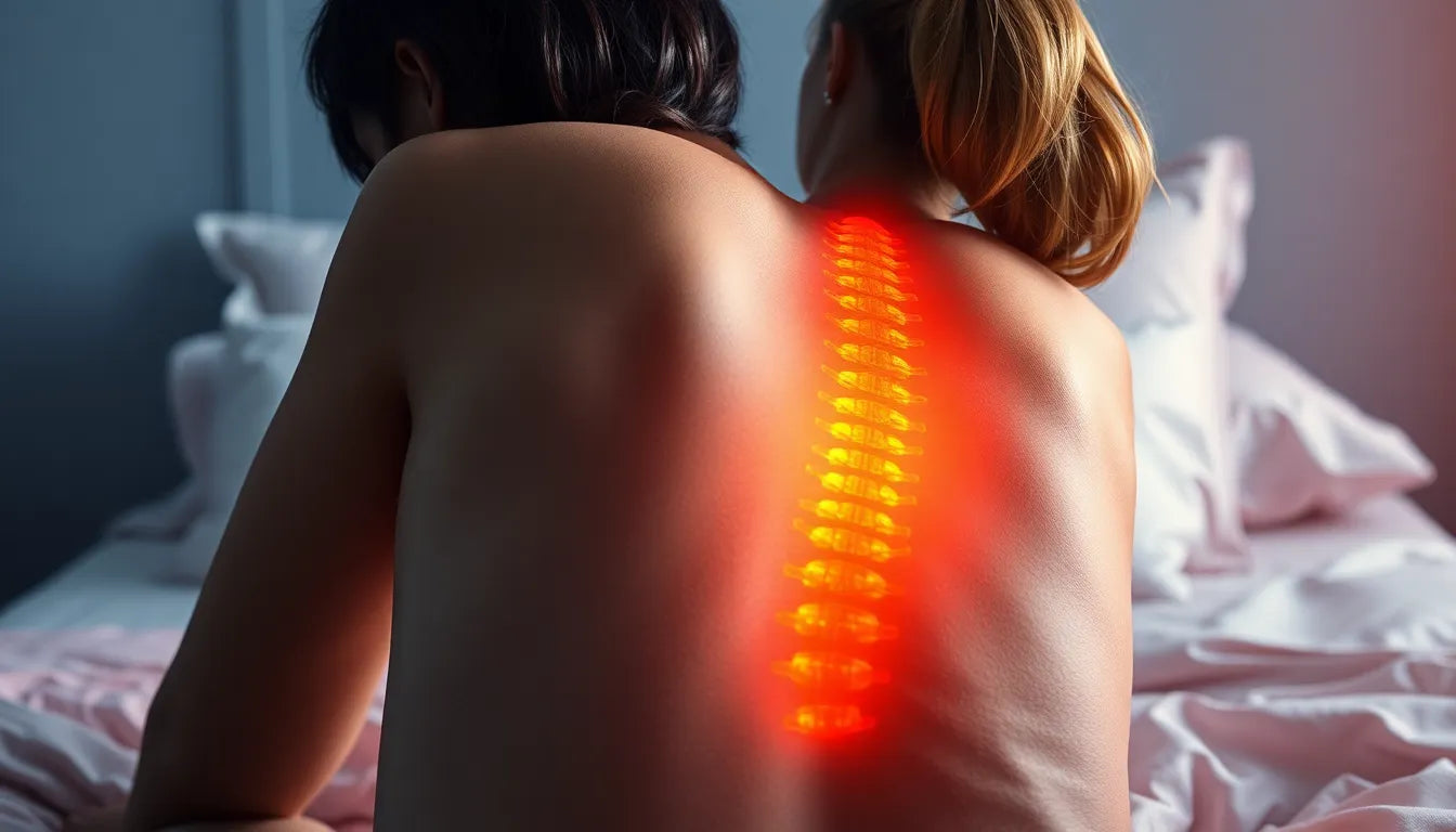 Hvorfor får jeg ondt i ryggen når jeg sover - Illustration