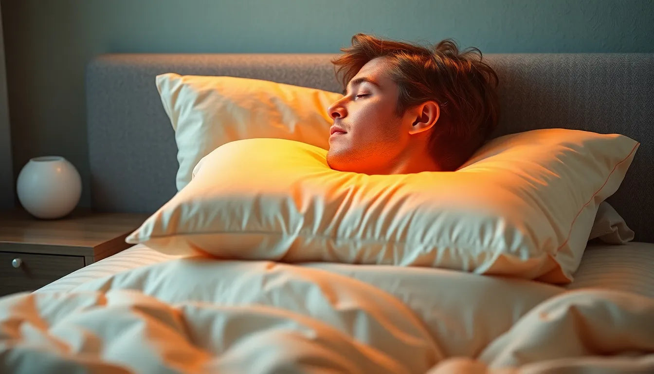 Sov godt og vågn op uden nakkesmerter - Illustration