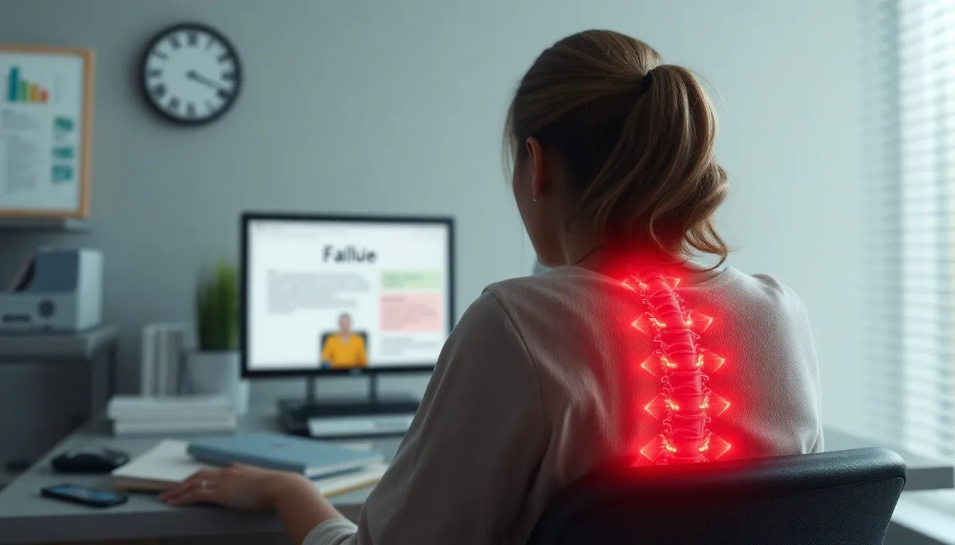 Conquering Herniated Disc Fatigue with Smart Ergonomic Solutions - Illustration
