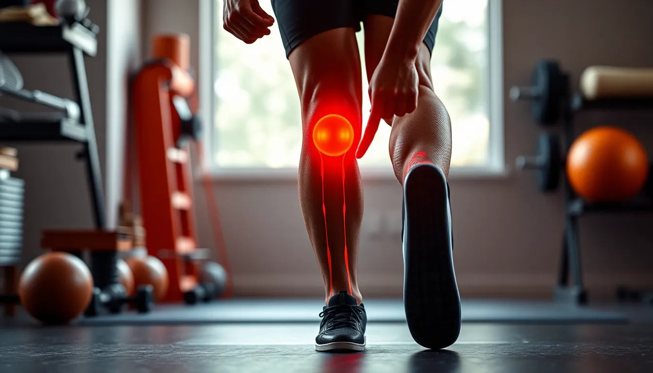 Træn smartere med knæsmerter: Sådan gør du det trygt og effektivt - Illustration