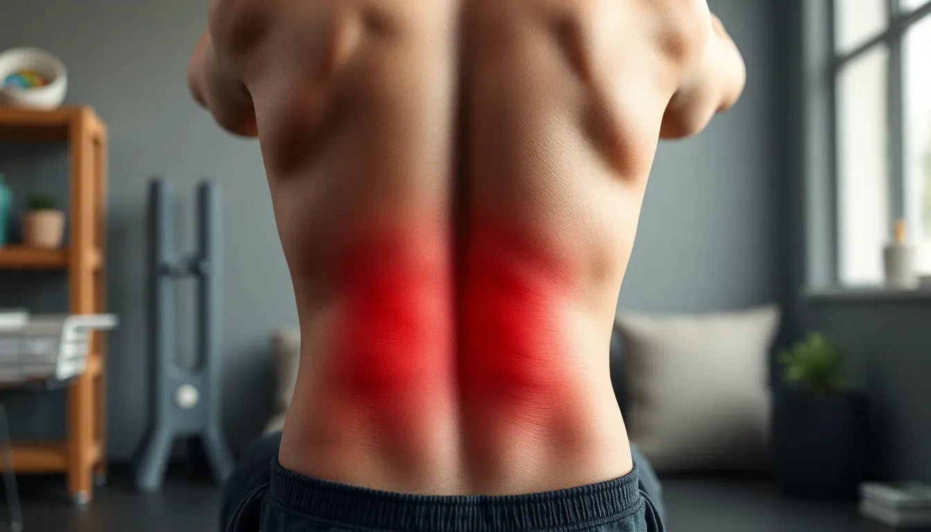 Practice reader's path to recovery: gentle exercises for a torn muscle in the back - Illustration