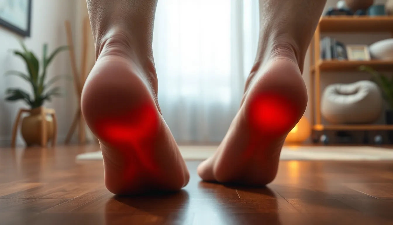 Unlock Heel Pain Relief with Practice Reader on YouTube - Illustration