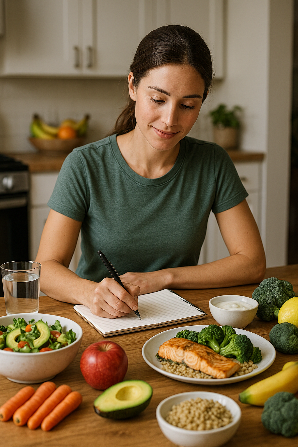 Unlock a balanced lifestyle with our free healthy diet plan - Illustration