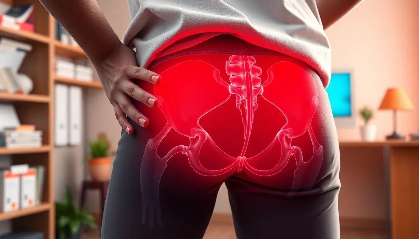 Sudden hip pain: uncovering the unexpected causes and solutions - Illustration