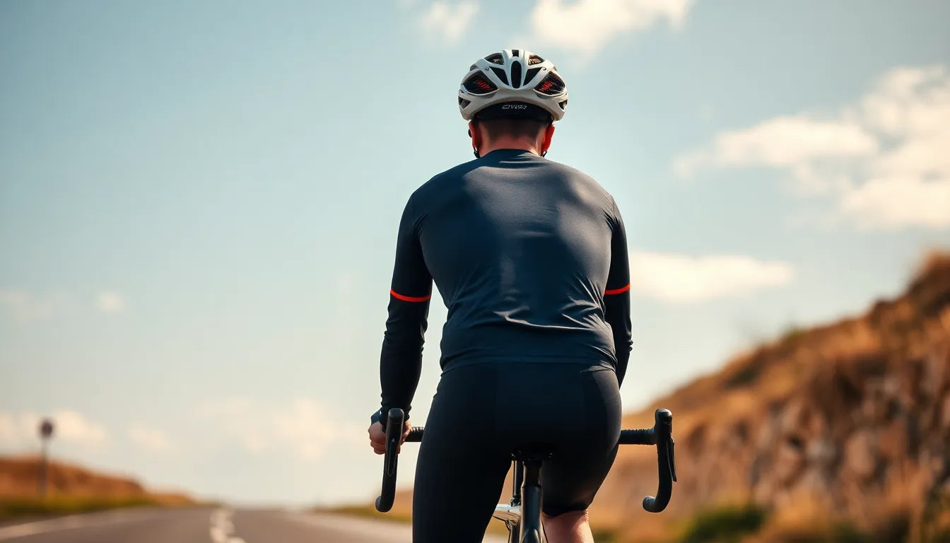 Ondt i ryggen cykle: find friheden uden smerter - Illustration