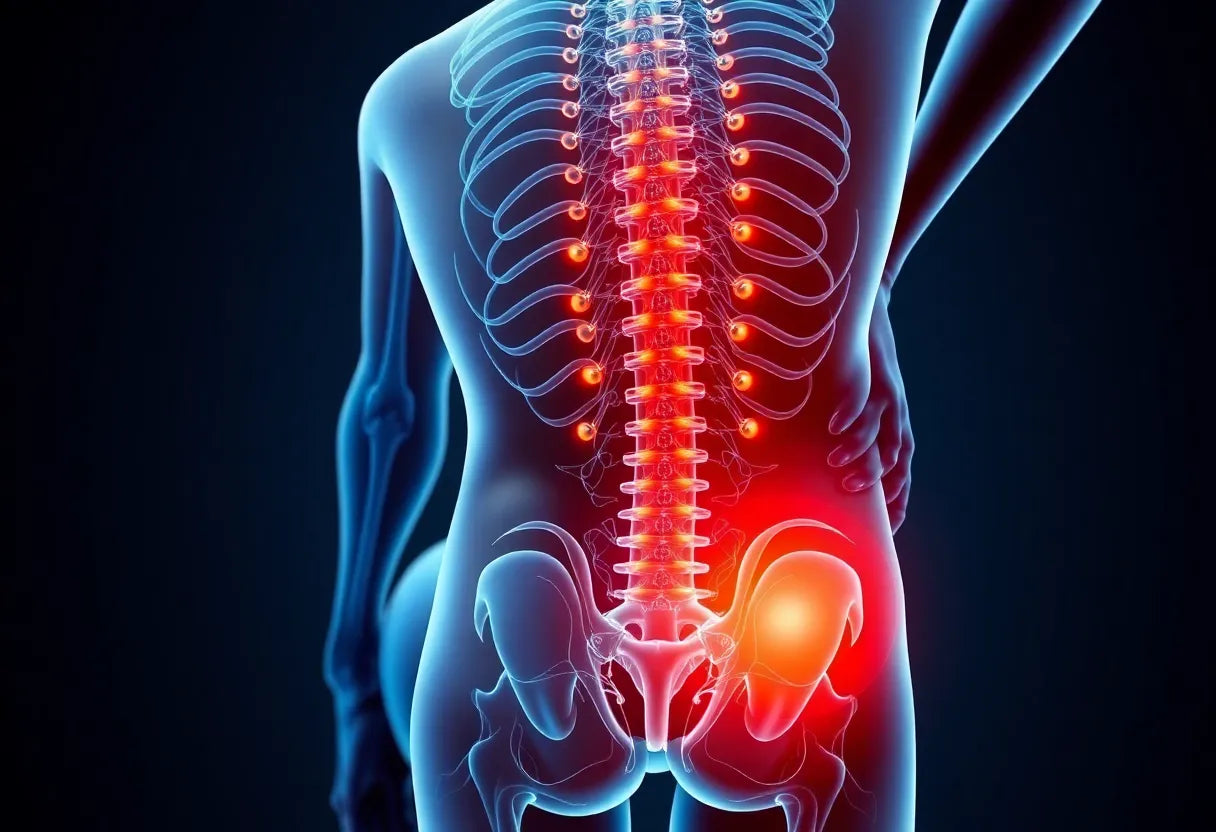 Conquer the Ache: Unveiling Solutions for Radiating Lower Back Pain - Illustration