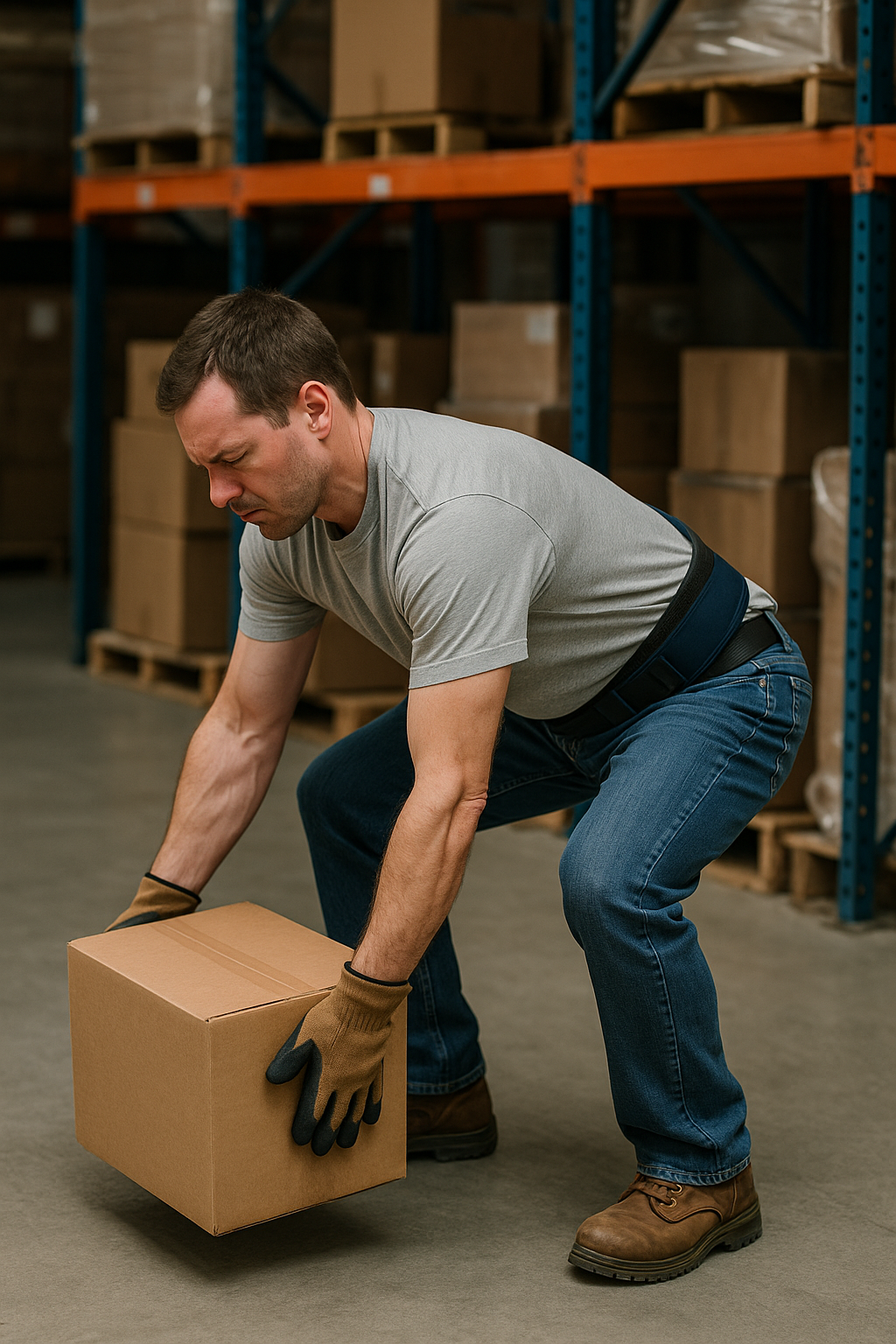 Lift smarter, not harder: protect your back with ergonomic solutions - Illustration