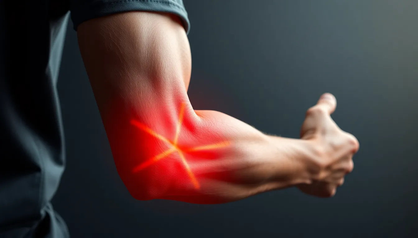 Find relief from elbow pain: discover the causes and solutions for lasting comfort - Illustration