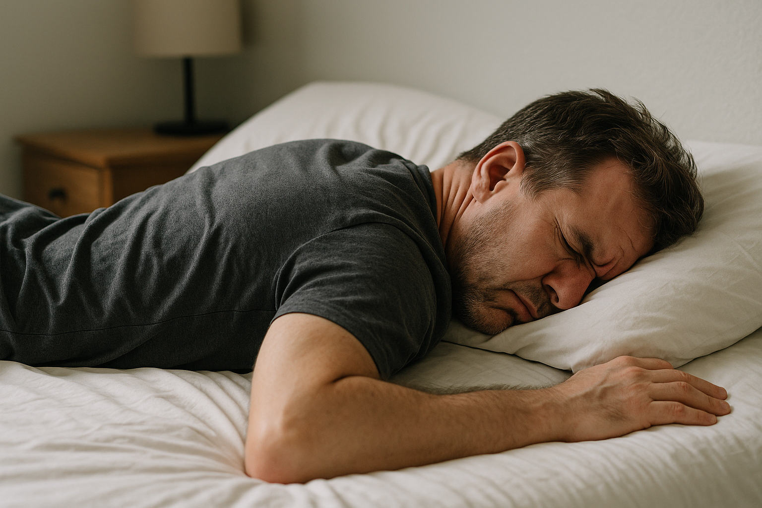 Uncover the hidden truths of sleeping on your stomach - Illustration