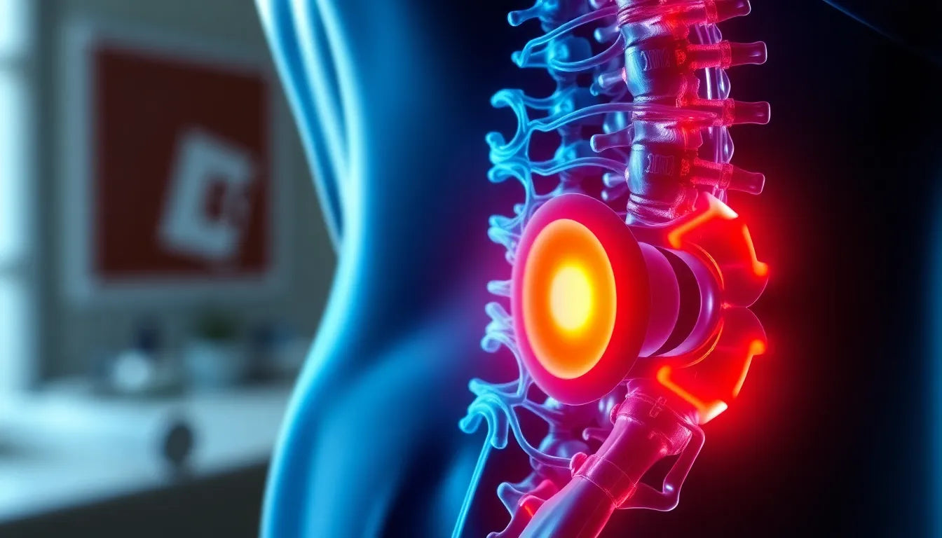 How your body heals: the journey of a herniated disc reabsorption - Illustration