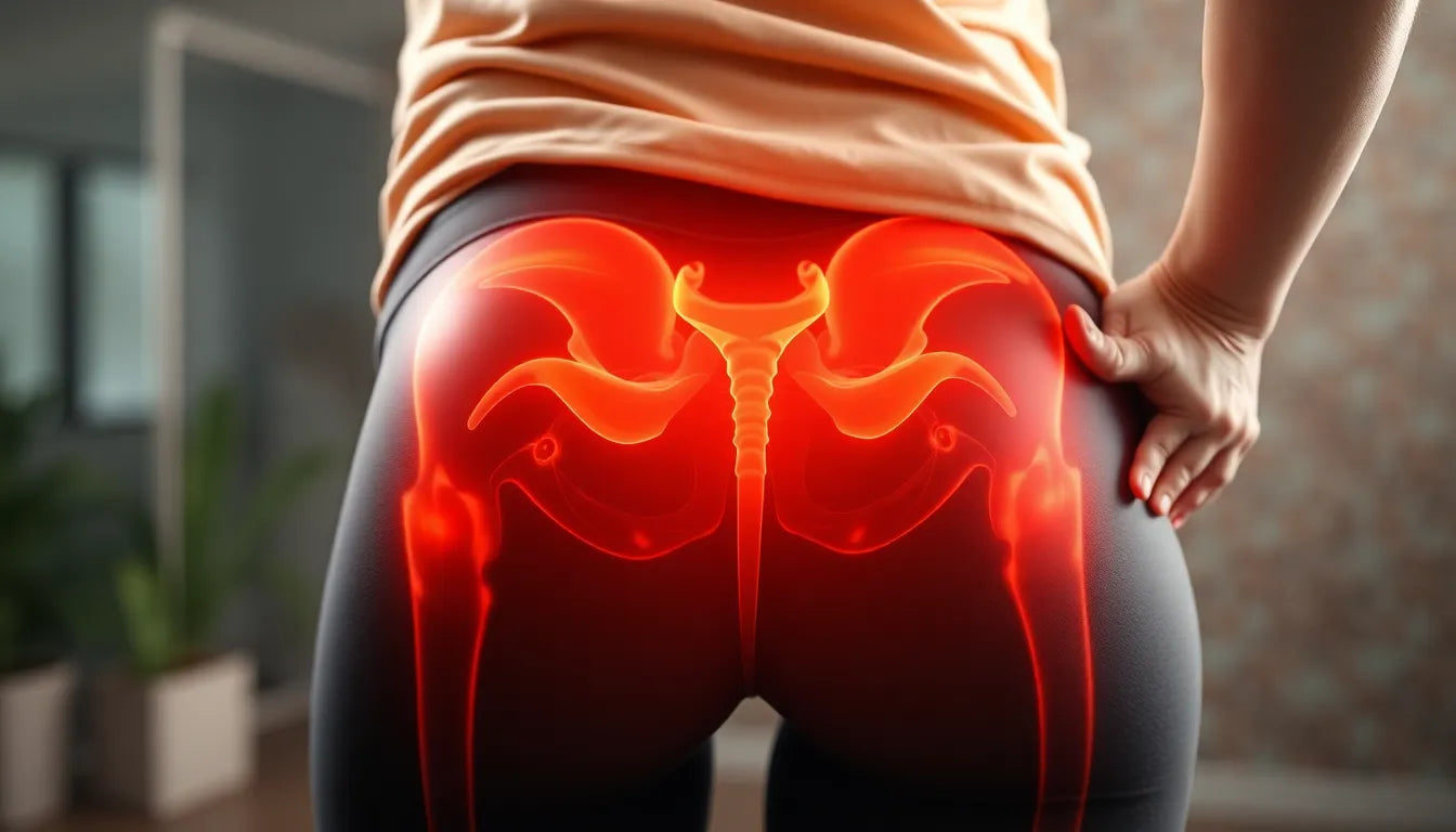 Practice reader's guide to powerful hip exercises for pain-free living - Illustration