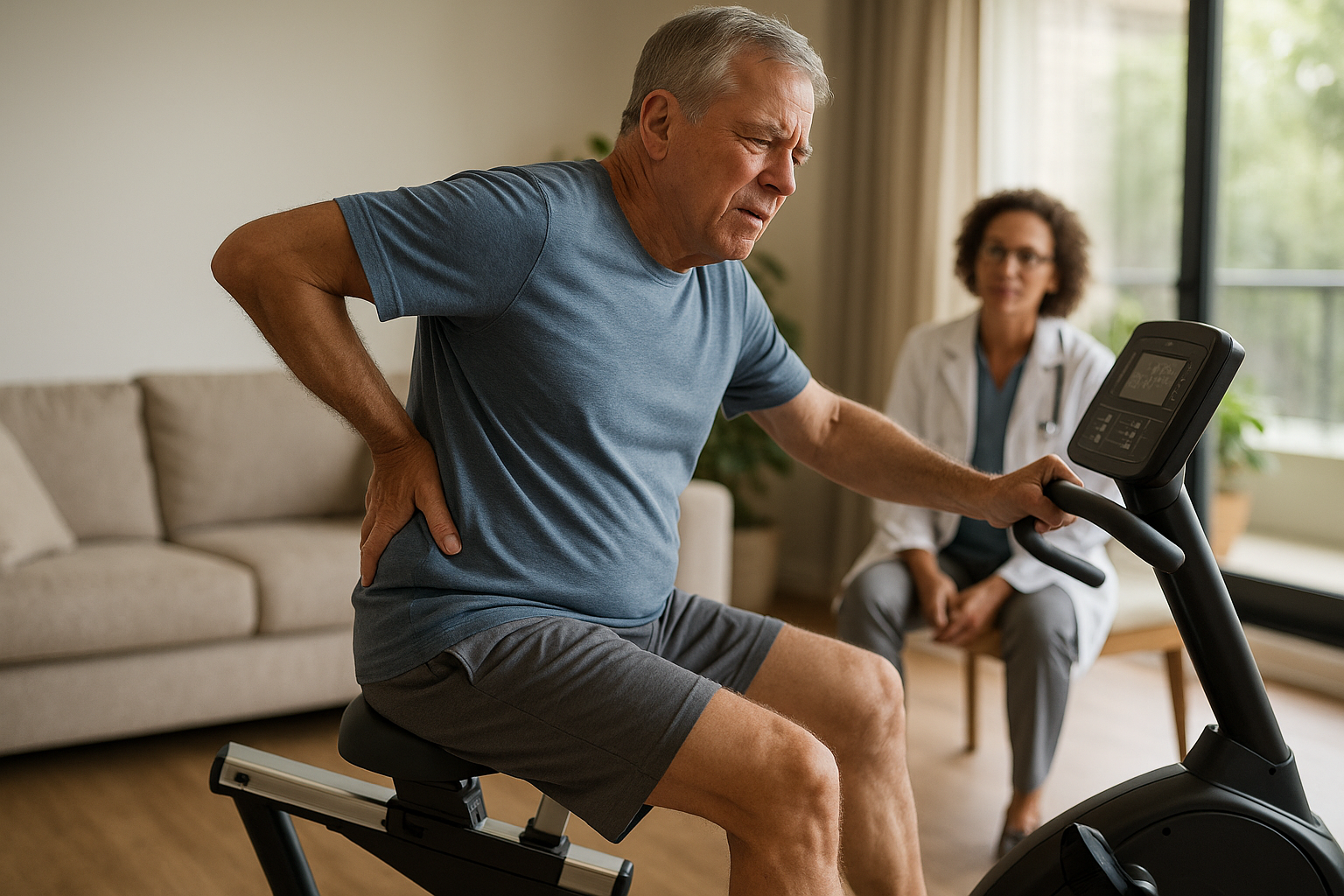 Move with confidence: exercises to ease back osteoarthritis pain - Illustration