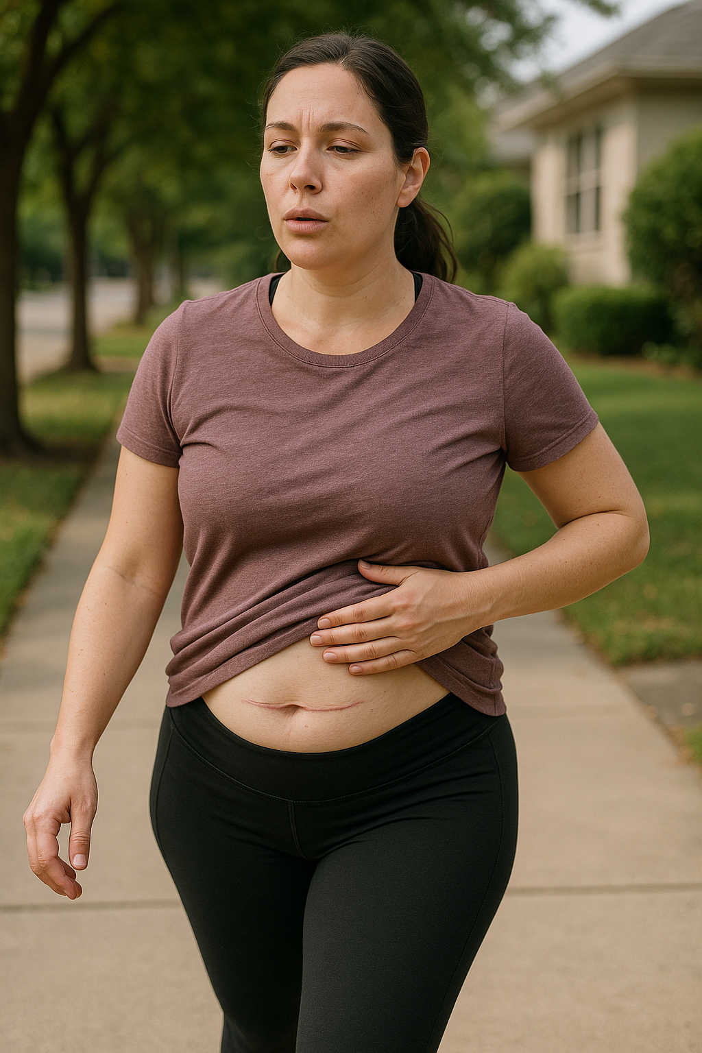 Rediscovering Movement: Your Gentle Guide to Post-C-Section Exercise - Illustration