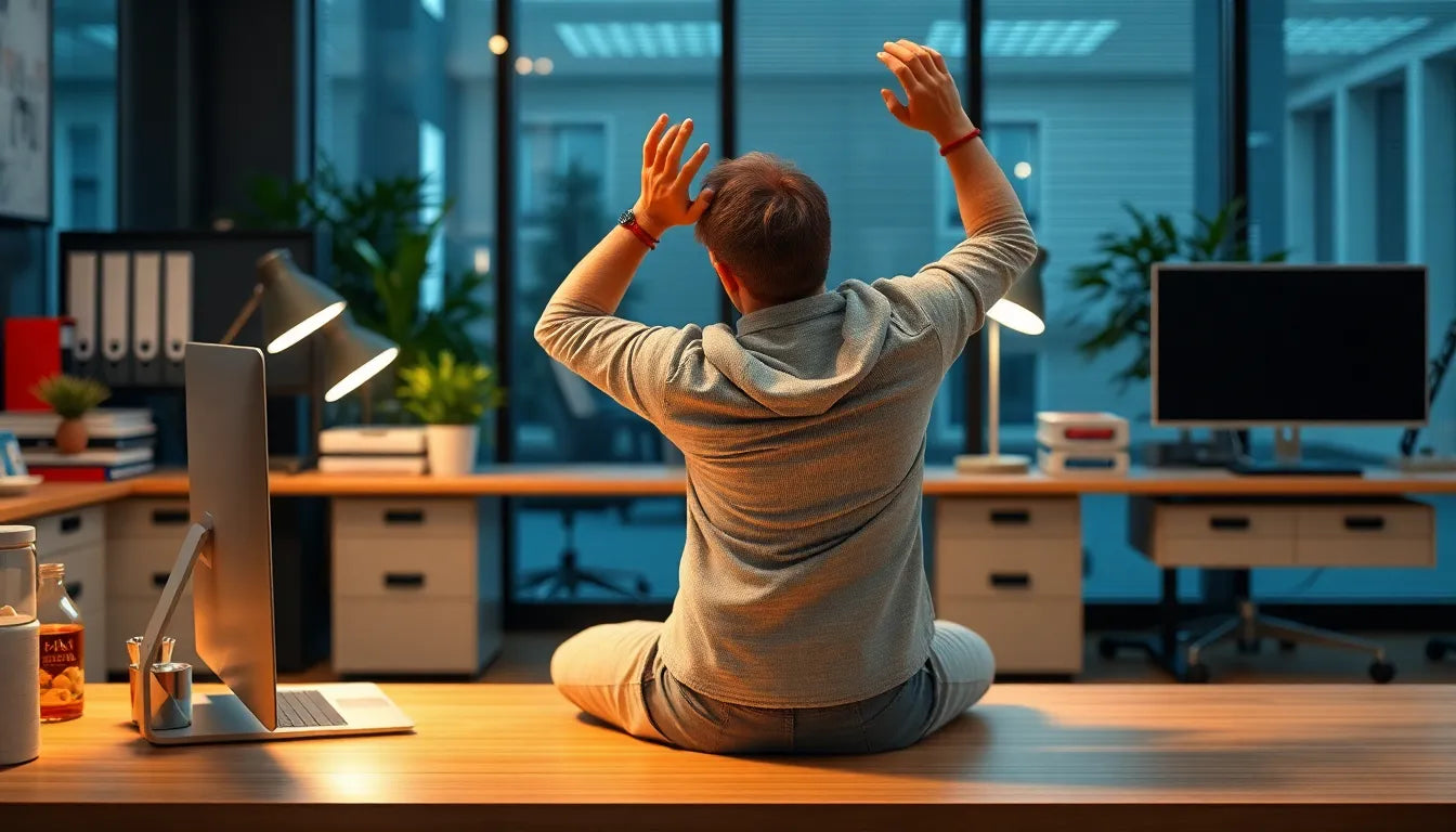 Stretch Your Way to Comfort: Practice Reader's Guide to Office Stretches - Illustration
