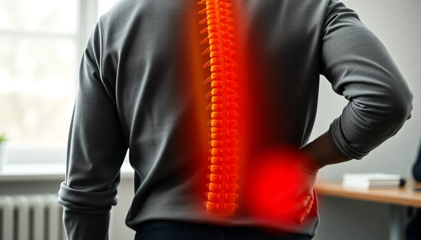 Slip af med smerterne i den nederste del af ryggen med enkle løsninger - Illustration