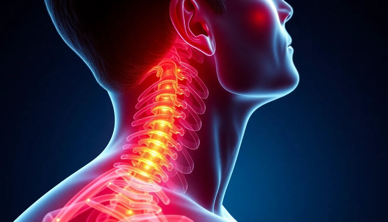 Slip fri af nakkesmerter efter biluheld: vejen til lindring og helbredelse - Illustration