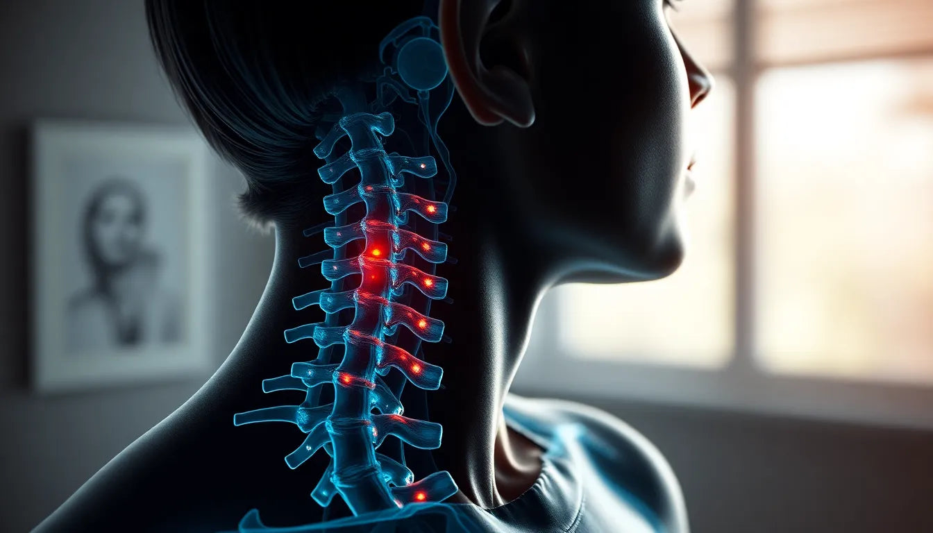 Exploring the Unseen Link Between Neck Discs and Vision Woes - Illustration