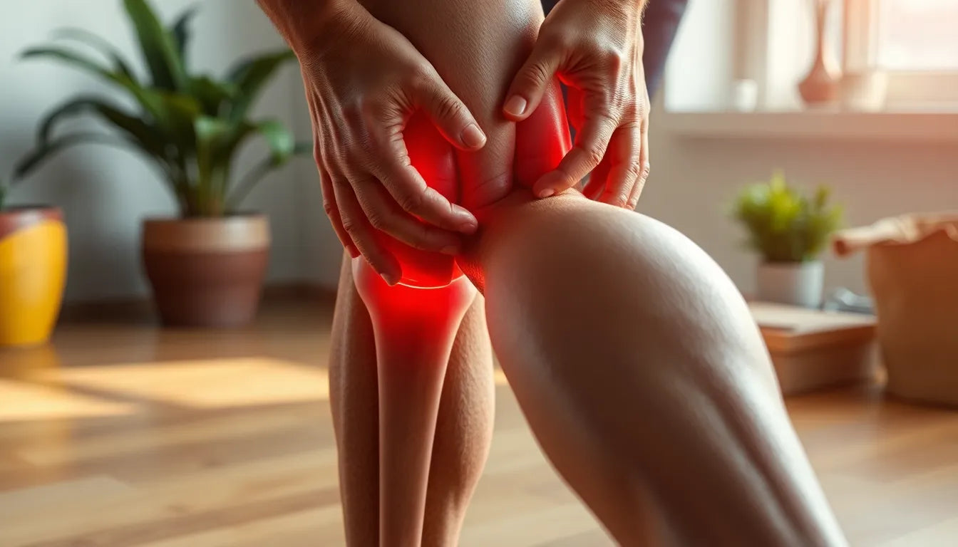 Ondt i knæet? Her er vejen til smertelindring! - Illustration