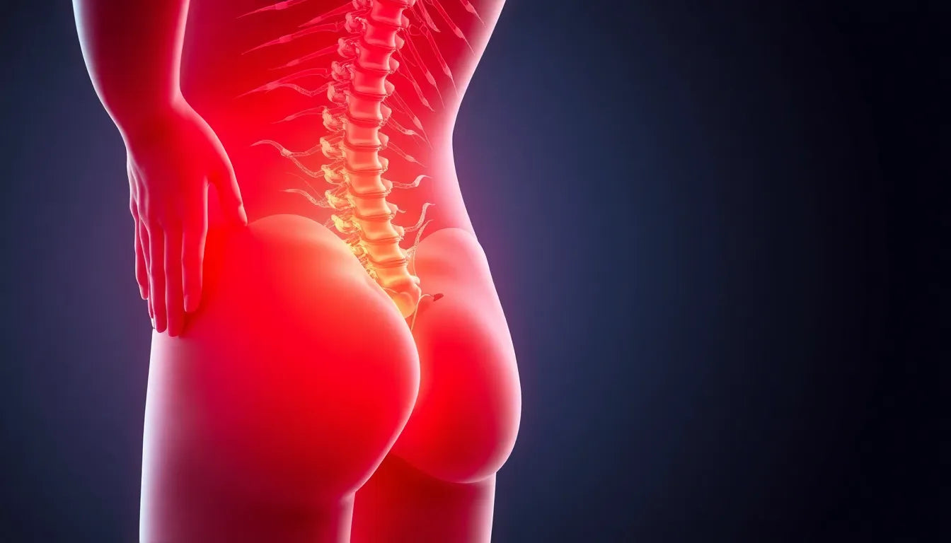 Finding Relief from a Pinched Sciatic Nerve - Illustration