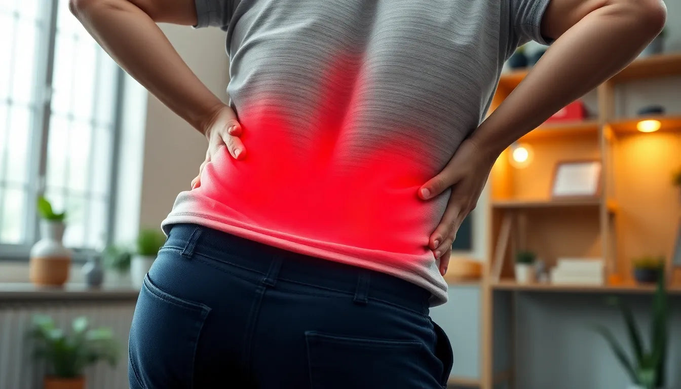 Find relief with practice reader: exercises for lower back pain on YouTube - Illustration