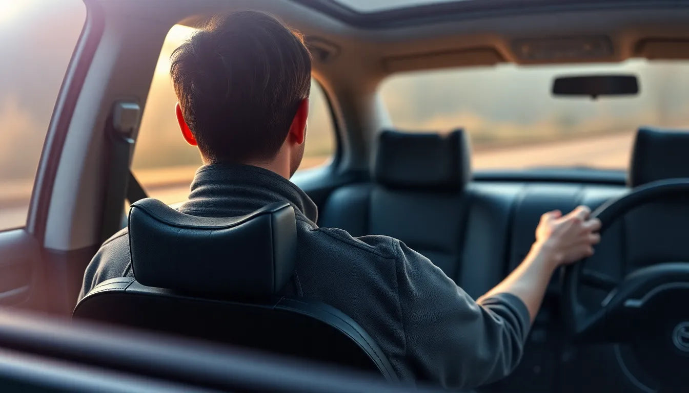 Is Driving with a Herniated Disc Putting Your Health at Risk? - Illustration