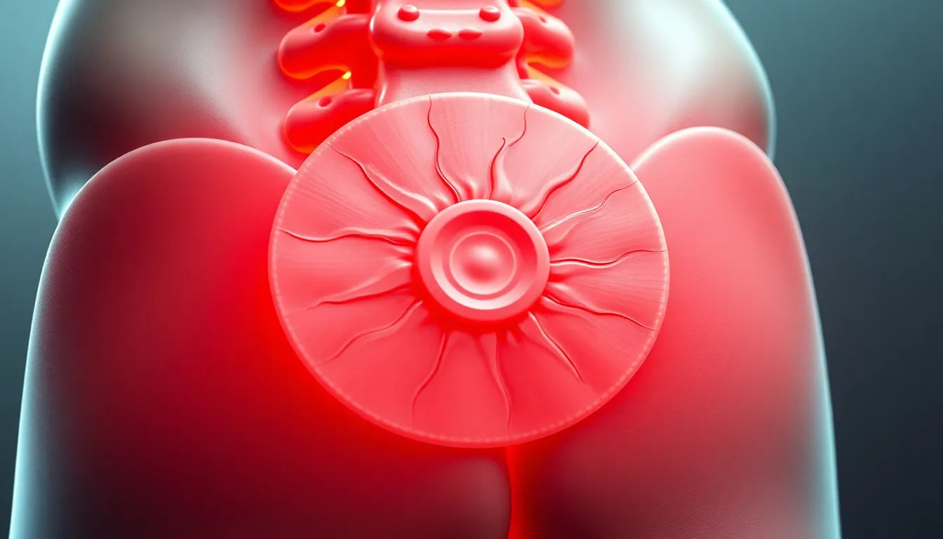 Understanding the Pain Behind a Herniated Disc in Your Lower Back - Illustration