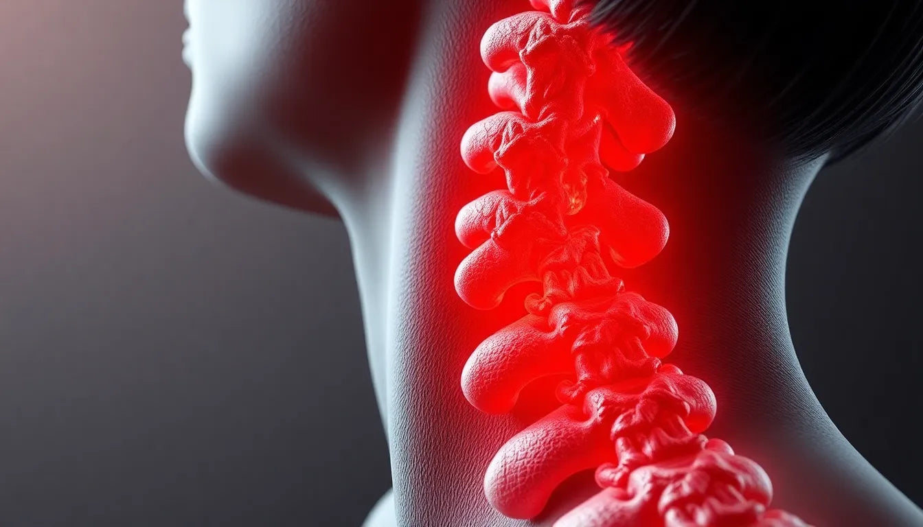 Understanding herniated discs in the neck: causes, symptoms, and solutions - Illustration