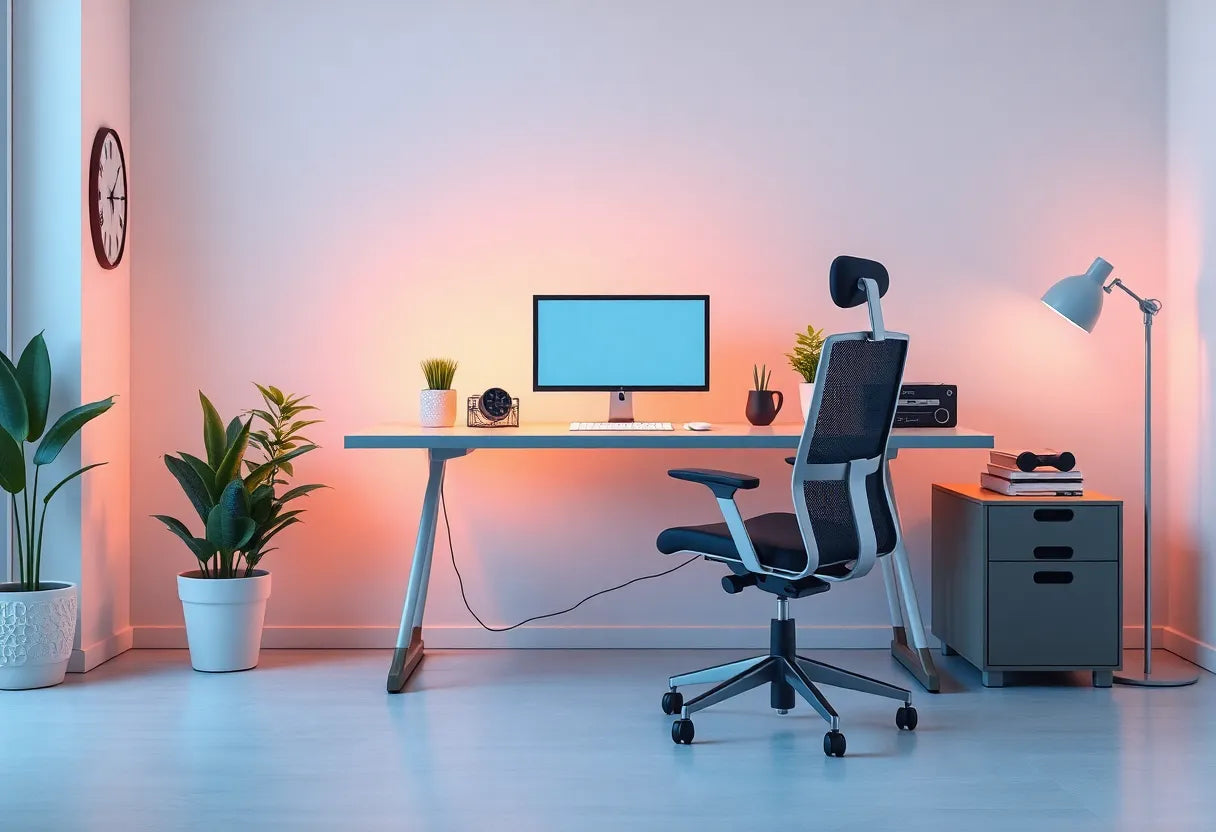 Transform Your Workspace: The Power of an Ergonomic Desk Setup - Illustration