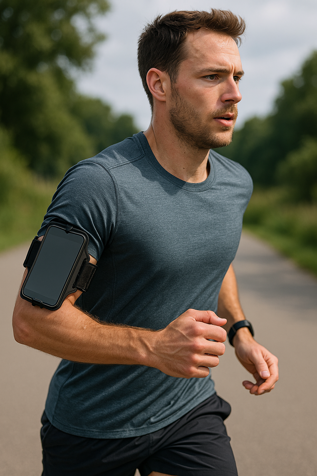 Run Freely: Discover the Perfect Phone Holder for Your Next Jog - Illustration