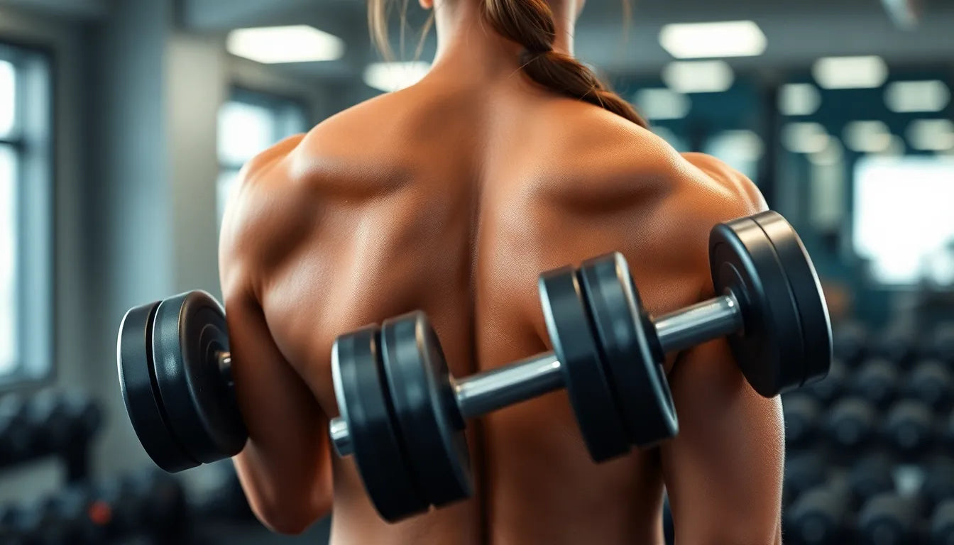 Unlock a Stronger Back: Practice Reader's Guide to Dumbbell Workouts - Illustration