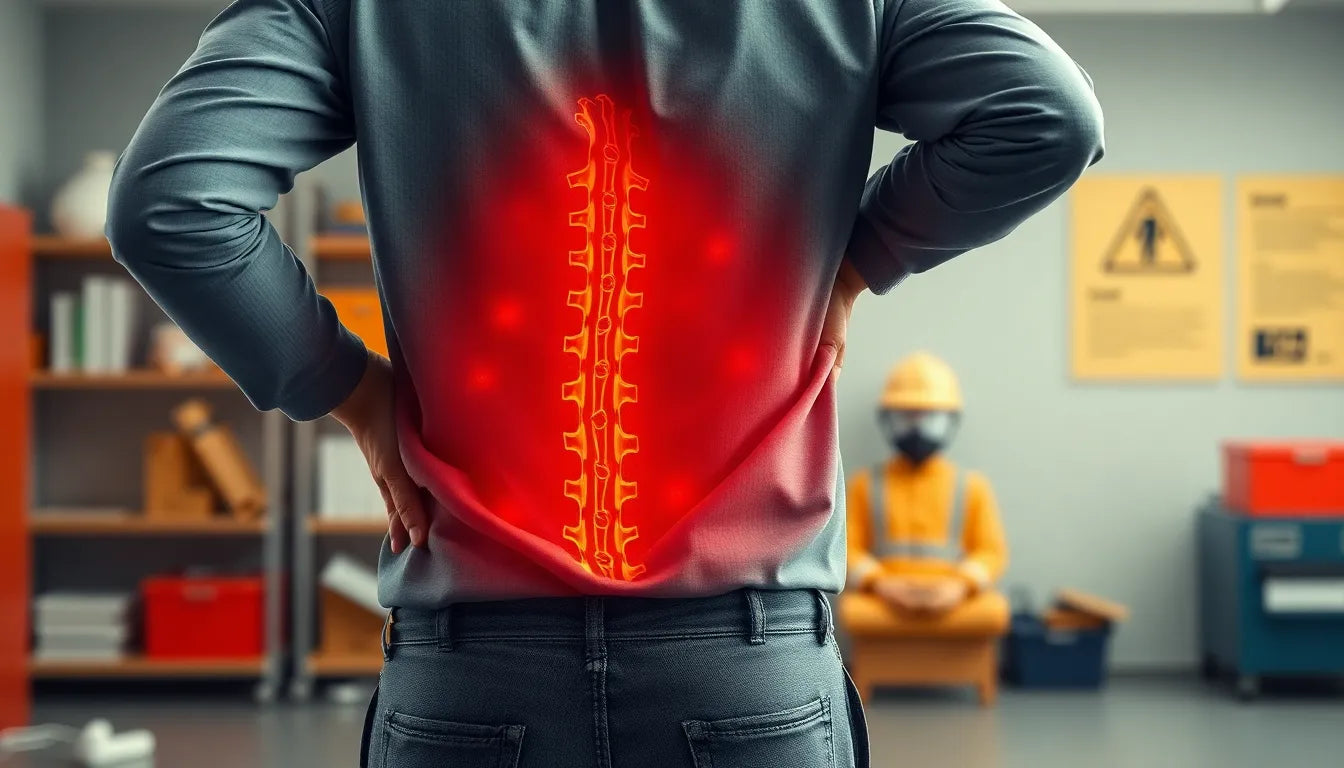 Lændesmerter når du står? Her er løsningen! - Illustration