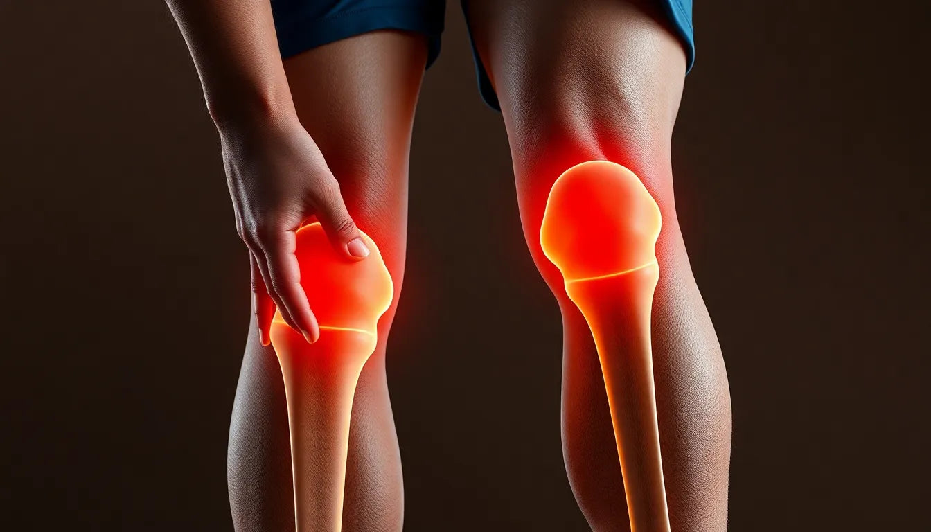 Slip af med smerter på indersiden af knæet: Din vej til lindring og styrke - Illustration