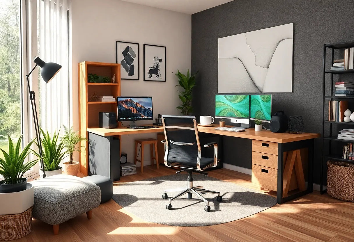 Transform Your Workspace: Embrace the Ergonomic Home Office Revolution - Illustration