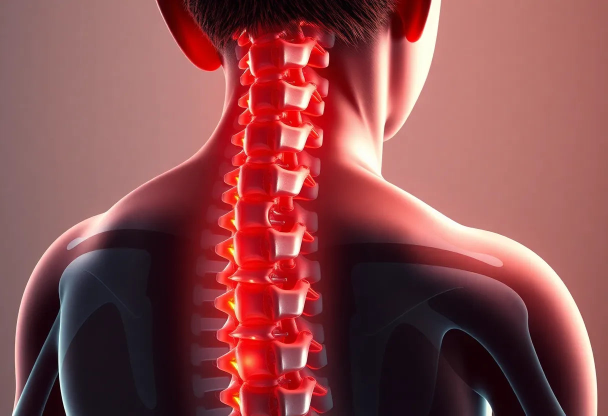 Finding Relief: Conquer Spinal Stenosis in the Back - Illustration