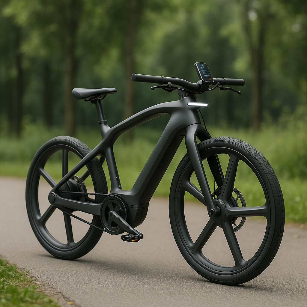 Cycling into the Future with Cutting-Edge Tech and Sustainability - Illustration