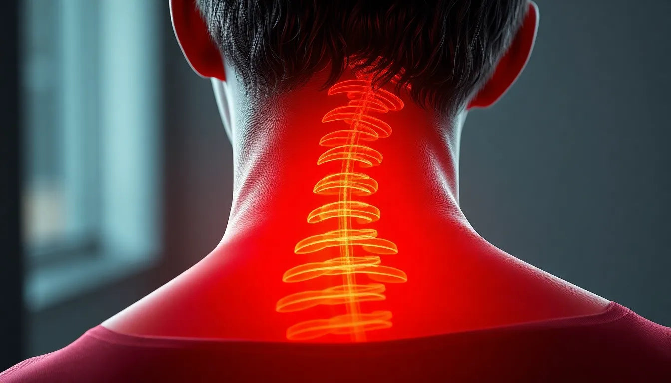Find relief from persistent neck pain with simple lifestyle changes - Illustration