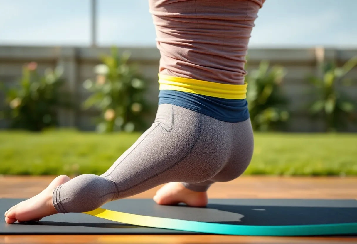 Relieve Sciatica Pain with Simple Resistance Band Exercises - Illustration