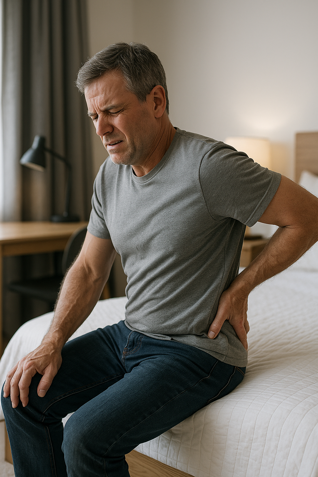 Lumbar pain: finding relief through everyday adjustments - Illustration