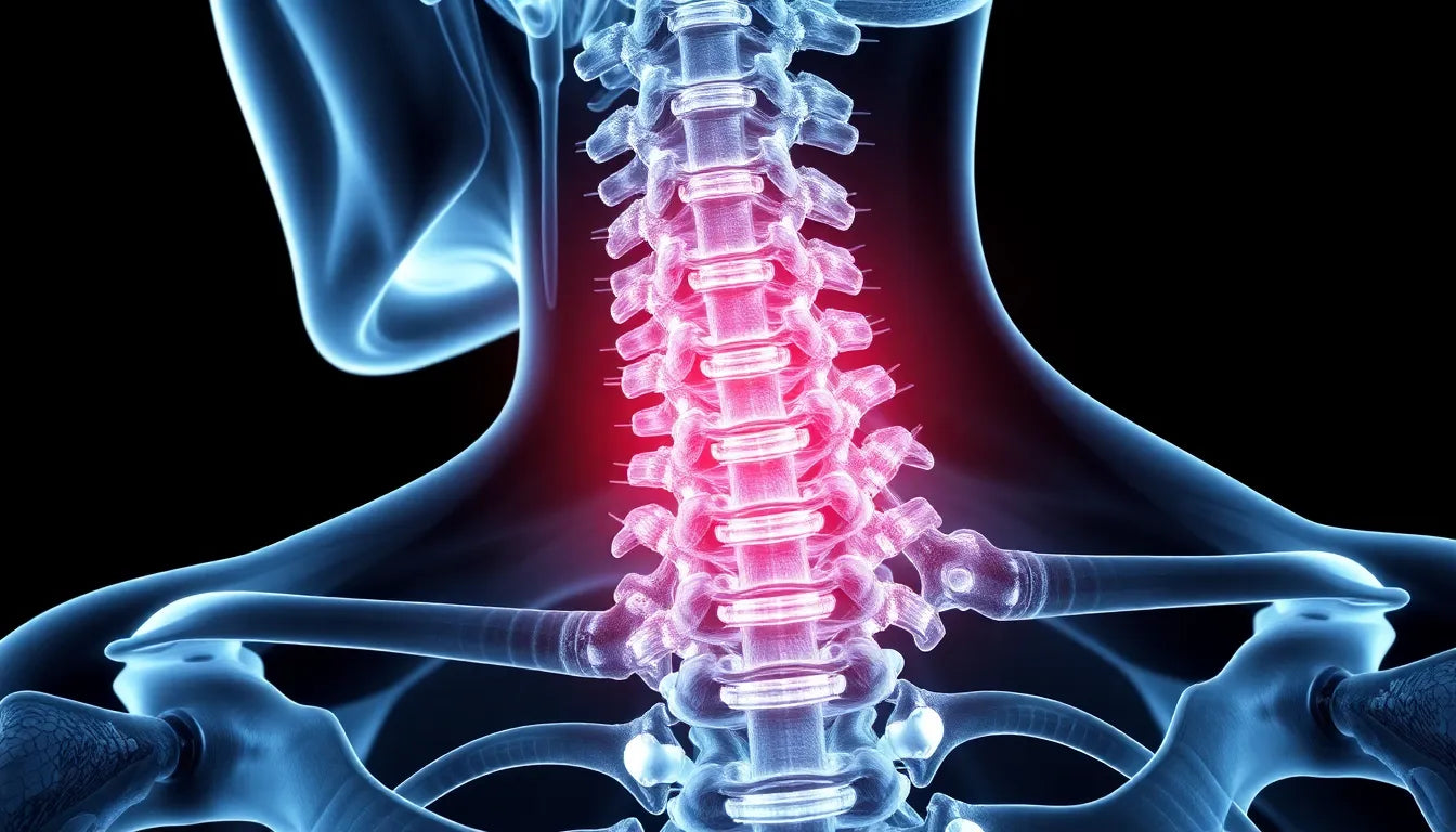 Finding Relief from a Herniated Disc in the Neck C6-C7 - Illustration