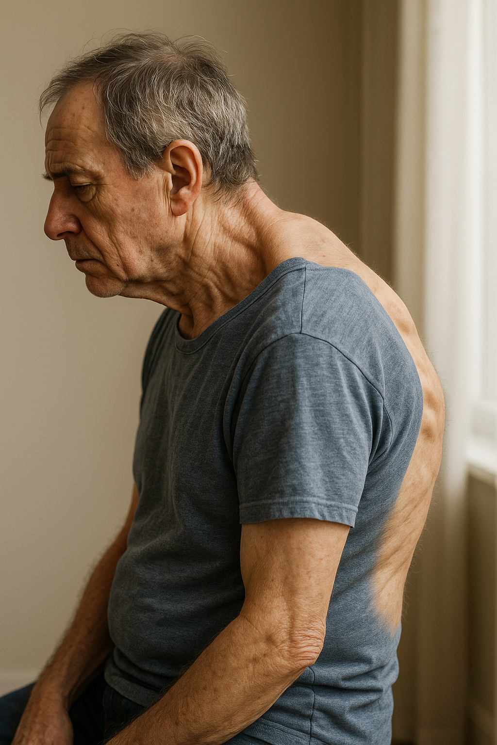 Conquer the Curve: Ergonomic Solutions for Thoracic Kyphosis - Illustration