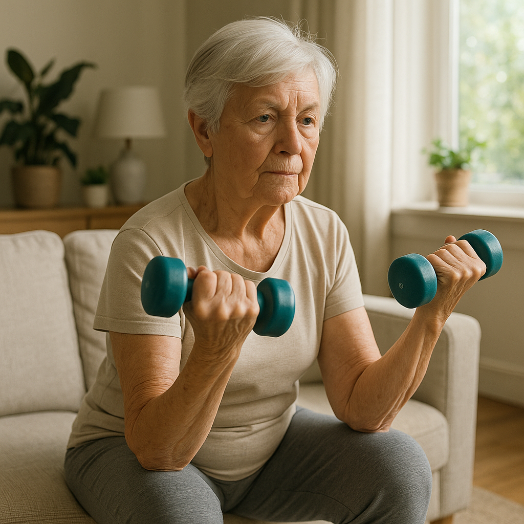 Unlock Vitality: Strength Training Secrets for Seniors - Illustration
